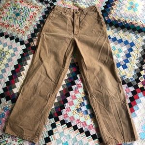 Classic high-waisted Carhartt work pants